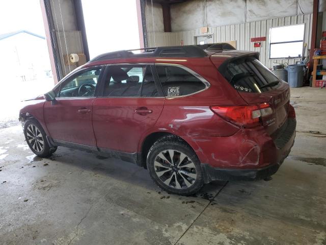 4S4BSENC1H3340881 - 2017 SUBARU OUTBACK 3.6R LIMITED MAROON photo 2