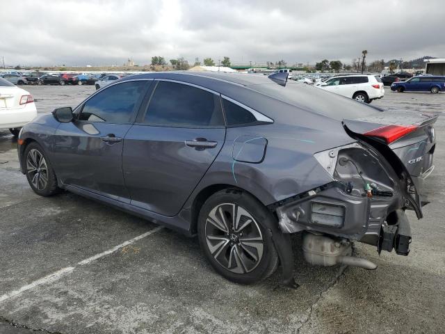 2HGFC1F74HH649353 - 2017 HONDA CIVIC EXL ნაცრისფერი ფოტო 2