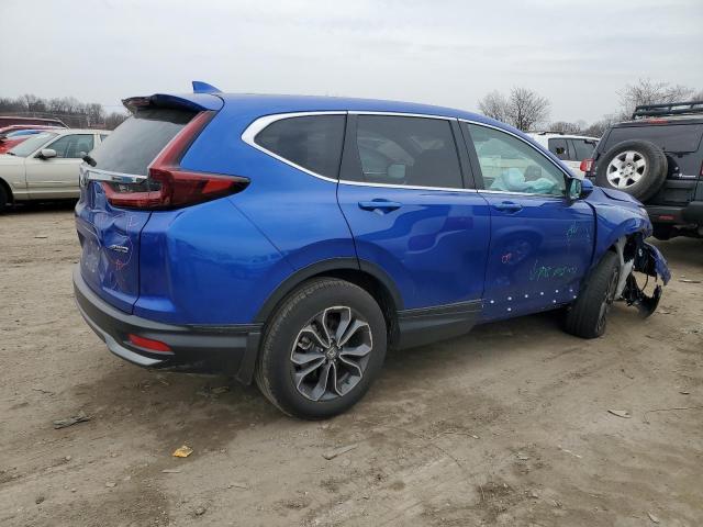 7FARW2H85NE021175 - 2022 HONDA CR-V EXL BLUE photo 3