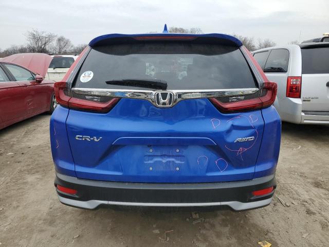 7FARW2H85NE021175 - 2022 HONDA CR-V EXL BLUE photo 6