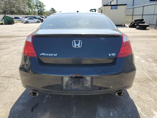 1HGCS22898A008708 - 2008 HONDA ACCORD EXL BLACK photo 6