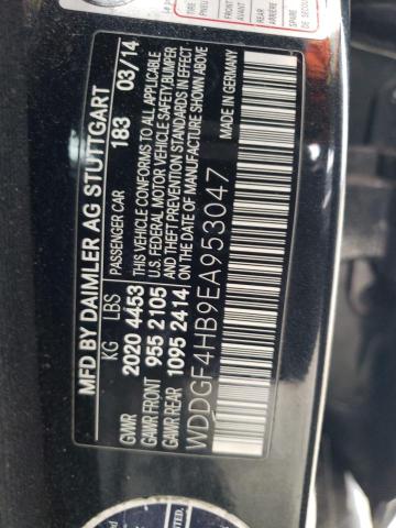 WDDGF4HB9EA953047 - 2014 MERCEDES-BENZ C 250 BLACK photo 12