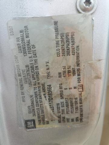 1GNDV23117D183664 - 2007 CHEVROLET UPLANDER LS SILVER photo 12