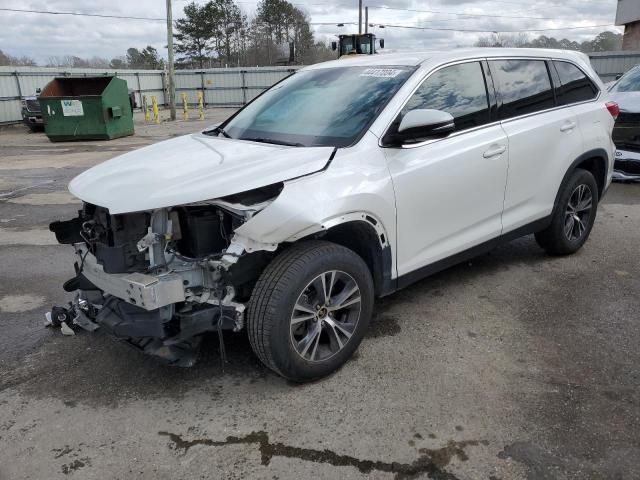 5TDZZRFH8KS361703 - 2019 TOYOTA HIGHLANDER LE WHITE photo 1