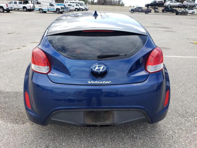 KMHTC6AD8HU311569 - 2017 HYUNDAI VELOSTER BLUE photo 6