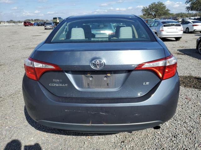 2T1BURHE0FC432619 - 2015 TOYOTA COROLLA L GRAY photo 6