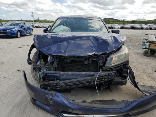 1HGCR2F85DA062569 - 2013 HONDA ACCORD EXL BLUE photo 5