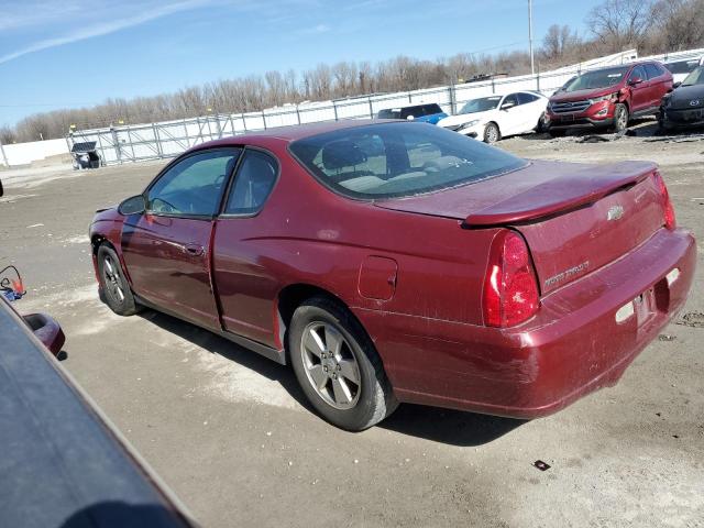 2G1WM15K169279772 - 2006 CHEVROLET MONTE CARL LT BLACK photo 2