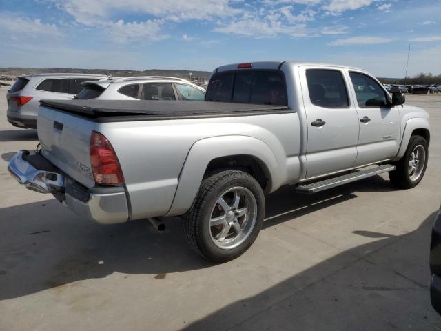 5TEKU72N15Z144548 - 2005 TOYOTA TACOMA DOUBLE CAB PRERUNNER LONG BED SILVER photo 3