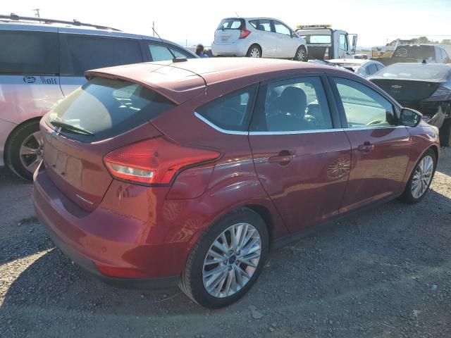 1FADP3N23GL325040 - 2016 FORD FOCUS TITANIUM BURGUNDY photo 3