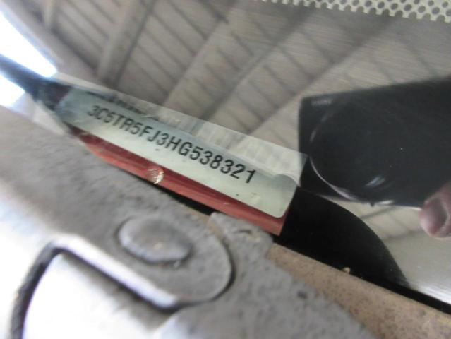 3C6TR5FJ3HG538321 - 2017 RAM 2500 LARAMIE Burgund zdjęcie 10