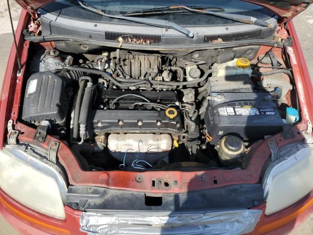 KL1TD66618B010348 - 2008 CHEVROLET AVEO BASE Tünd qırmızı foto 11