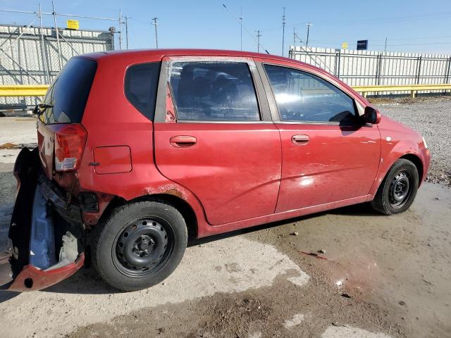KL1TD66618B010348 - 2008 CHEVROLET AVEO BASE Tünd qırmızı foto 3