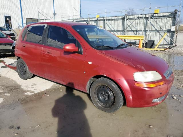 KL1TD66618B010348 - 2008 CHEVROLET AVEO BASE Tünd qırmızı foto 4
