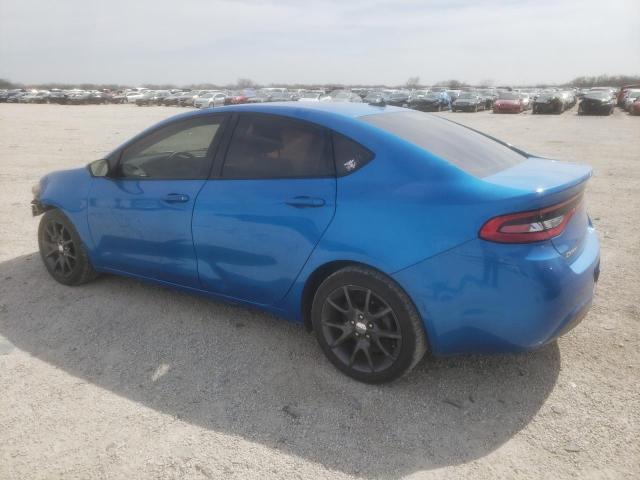 1C3CDFAA5GD515613 - 2016 DODGE DART SE BLUE photo 2