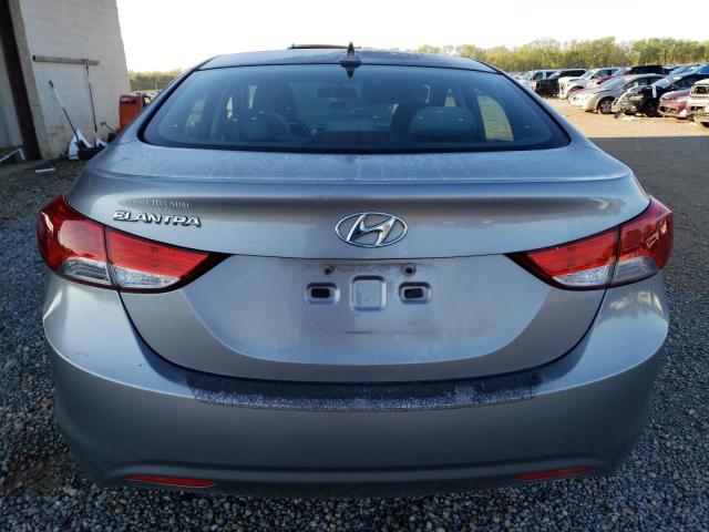 KMHDH4AE0BU146112 - 2011 HYUNDAI ELANTRA GLS SILVER photo 6