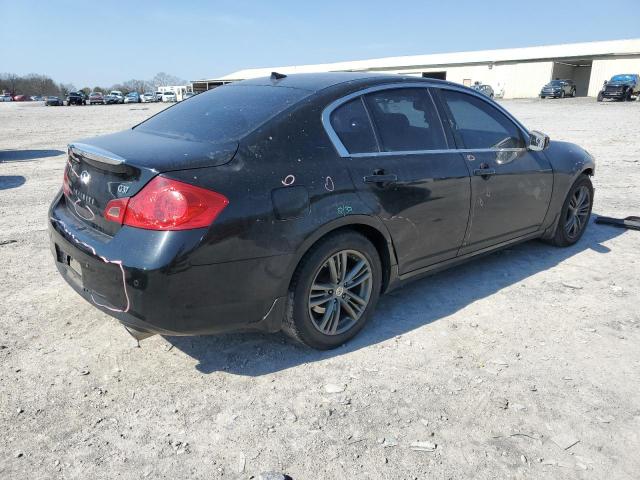 JN1CV6AP8AM403489 - 2010 INFINITI G37 BASE BLACK photo 3