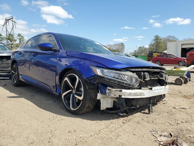 1HGCV1F30KA013884 - 2019 HONDA ACCORD SPORT BLUE photo 4