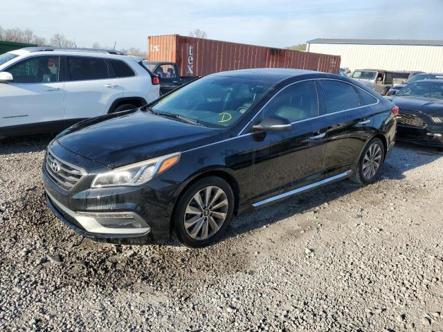 5NPE34AFXHH587135 - 2017 HYUNDAI SONATA SPORT BLACK photo 1