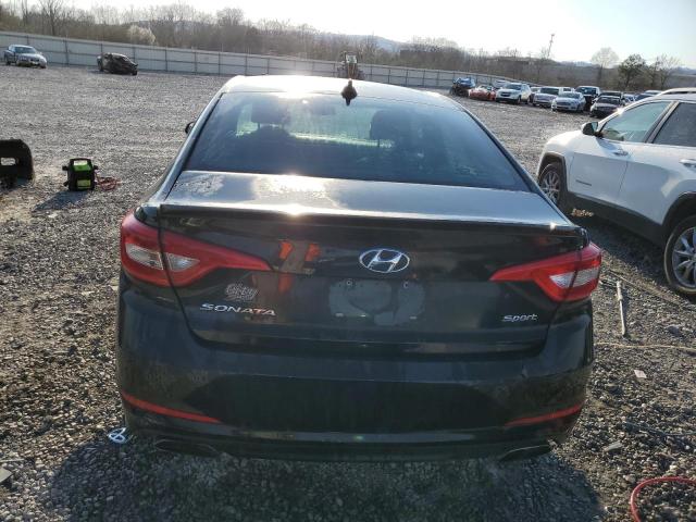 5NPE34AFXHH587135 - 2017 HYUNDAI SONATA SPORT BLACK photo 6