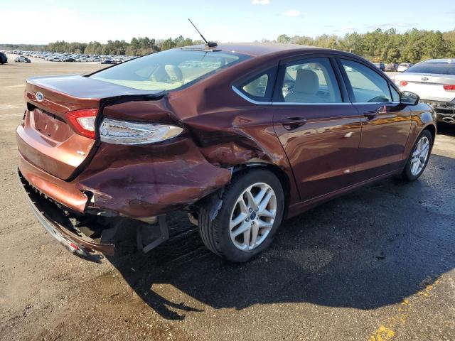 3FA6P0H73GR337768 - 2016 FORD FUSION SE BURGUNDY photo 3