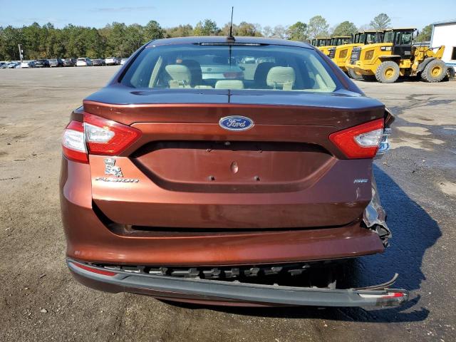 3FA6P0H73GR337768 - 2016 FORD FUSION SE BURGUNDY photo 6