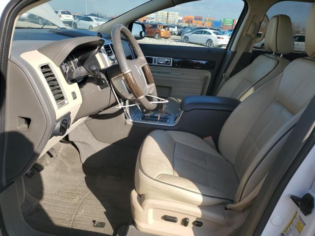 2LMDU88C19BJ03412 - 2009 LINCOLN MKX WHITE photo 7