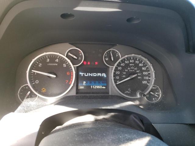 5TFTY5F18EX008235 - 2014 TOYOTA TUNDRA DOUBLE CAB SR/SR5 BLACK photo 9