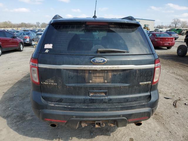 1FM5K7F89DGB99225 - 2013 FORD EXPLORER LIMITED BLACK photo 6