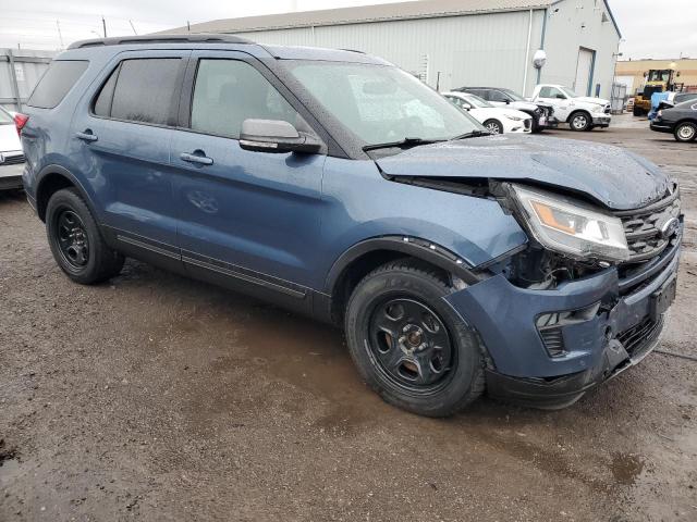 1FM5K8D80JGA32966 - 2018 FORD EXPLORER XLT BLUE photo 4