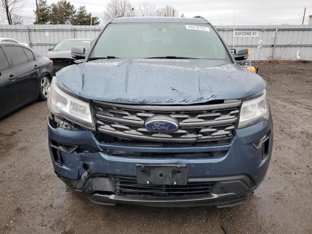 1FM5K8D80JGA32966 - 2018 FORD EXPLORER XLT BLUE photo 5