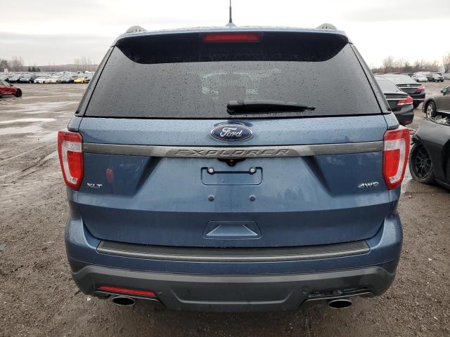 1FM5K8D80JGA32966 - 2018 FORD EXPLORER XLT BLUE photo 6