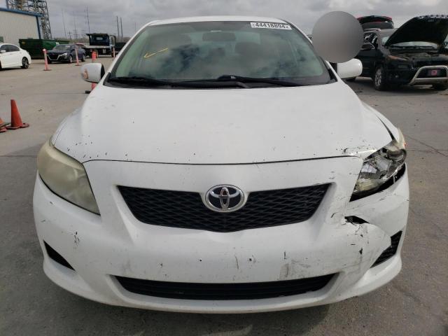 2T1BU4EE4AC425172 - 2010 TOYOTA COROLLA BASE WHITE photo 5