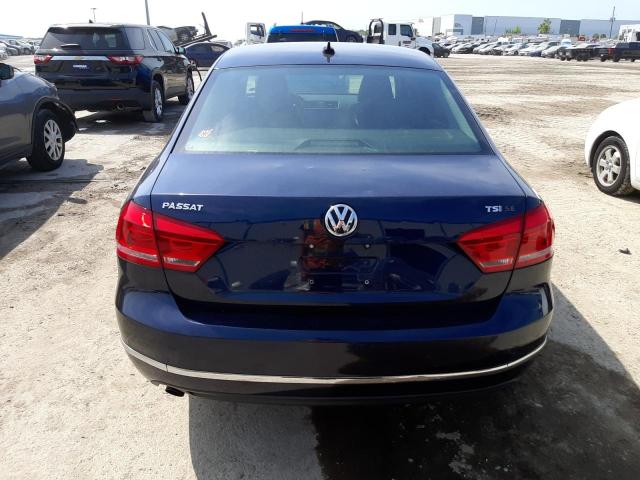 1VWAT7A33EC046776 - 2014 VOLKSWAGEN PASSAT S BLUE photo 6