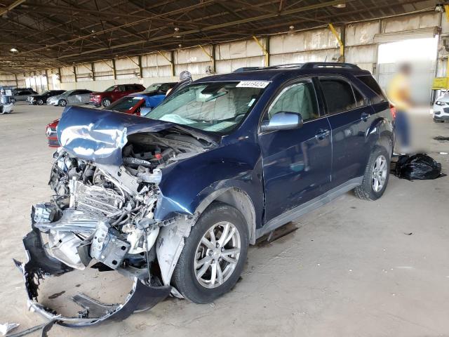 2GNALCEK6H6210135 - 2017 CHEVROLET EQUINOX LT BLUE photo 1