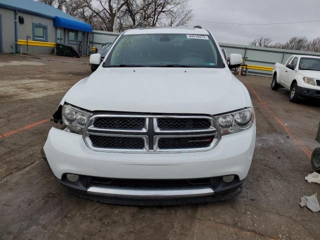 1C4RDJDG7DC682291 - 2013 DODGE DURANGO CREW WHITE photo 5