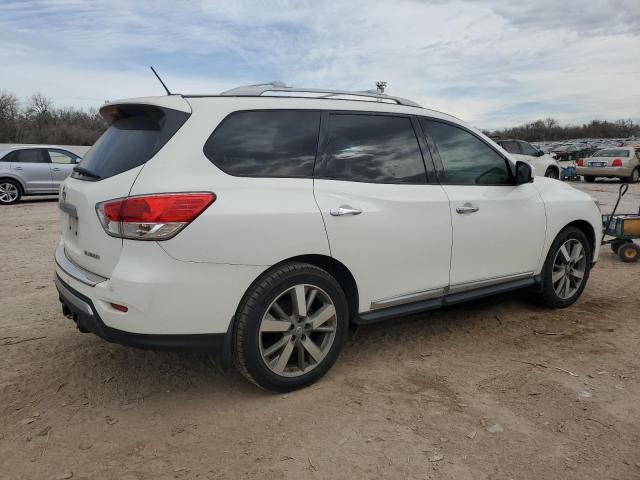 5N1AR2MN0EC636480 - 2014 NISSAN PATHFINDER S WHITE photo 3