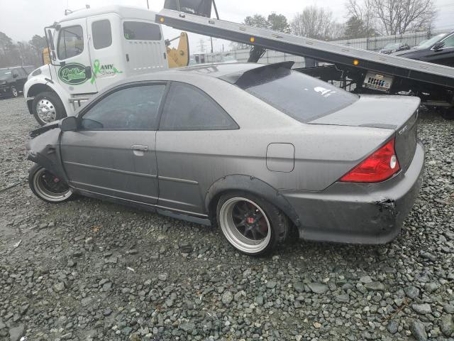 1HGEM21055L055314 - 2005 HONDA CIVIC EX GRAY photo 2