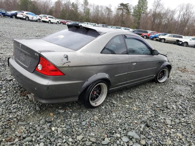 1HGEM21055L055314 - 2005 HONDA CIVIC EX GRAY photo 3