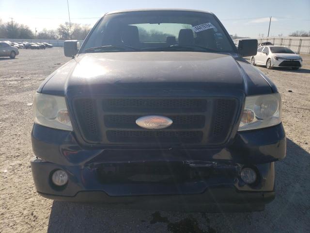 1FTRX12W87KC87726 - 2007 FORD F150 BLUE photo 5