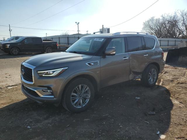 JN8AZ2NE0K9235480 - 2019 INFINITI QX80 LUXE GRAY photo 1