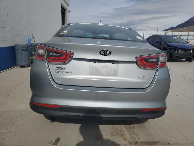 KNAGM4AD1F5086326 - 2015 KIA OPTIMA HYBRID GRAY photo 6