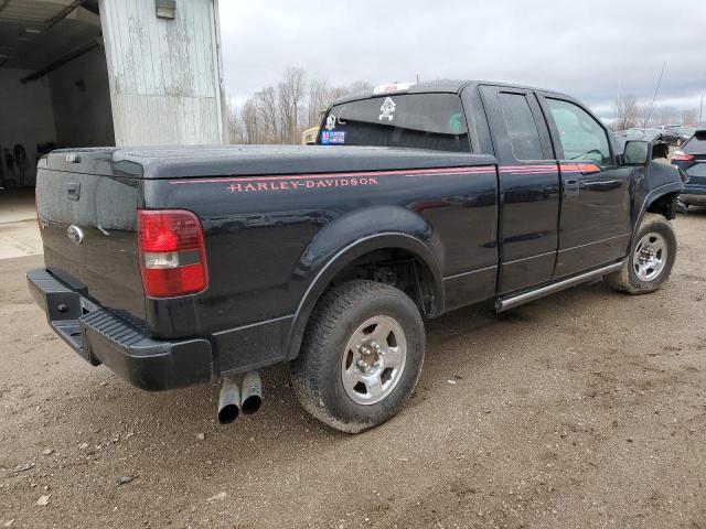 1FTRX14596FB06077 - 2006 FORD F150 BLACK photo 3