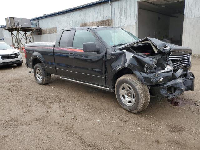 1FTRX14596FB06077 - 2006 FORD F150 BLACK photo 4