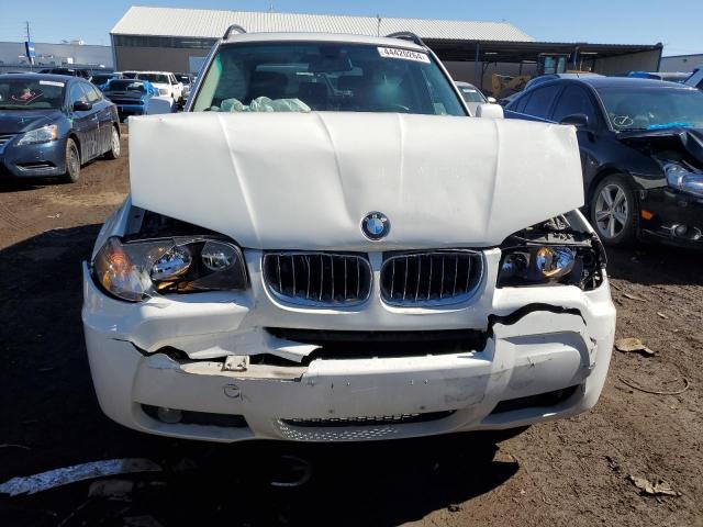 WBXPA93456WG83890 - 2006 BMW X3 3.0I WHITE photo 5