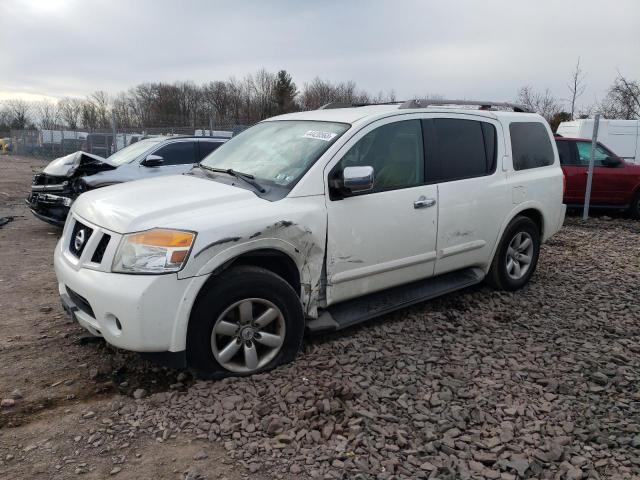 5N1AA0NDXAN601171 - 2010 NISSAN ARMADA SE WHITE photo 1