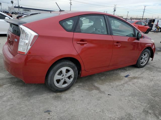 JTDKN3DU5A0093964 - 2010 TOYOTA PRIUS RED photo 3