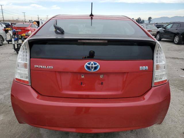 JTDKN3DU5A0093964 - 2010 TOYOTA PRIUS RED photo 6