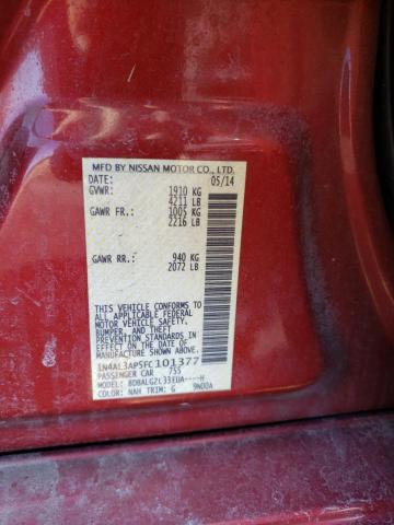 1N4AL3AP5FC101377 - 2015 NISSAN ALTIMA 2.5 RED photo 13