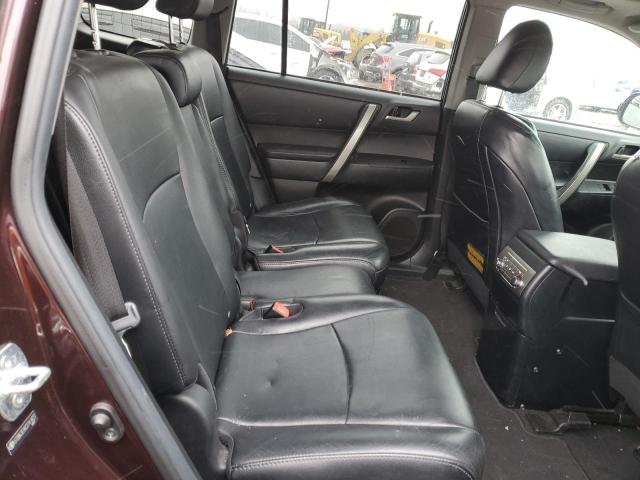 5TDBK3EH6CS141823 - 2012 TOYOTA HIGHLANDER BASE Bordeaux photo 11